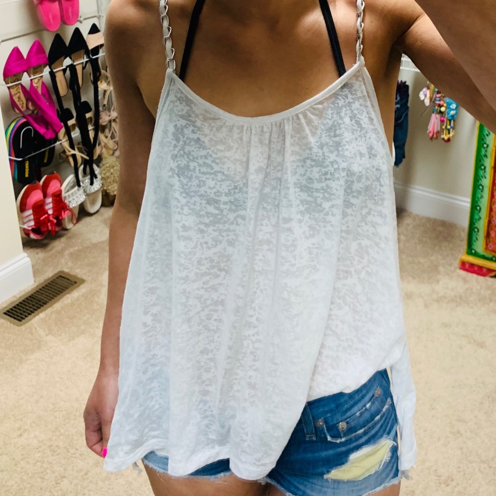 Chain strap burnout tank